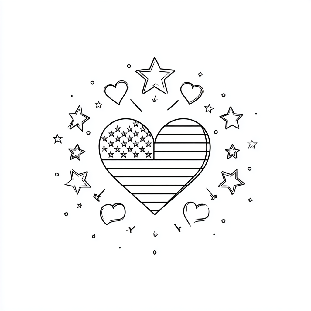 4th Of July coloring pages