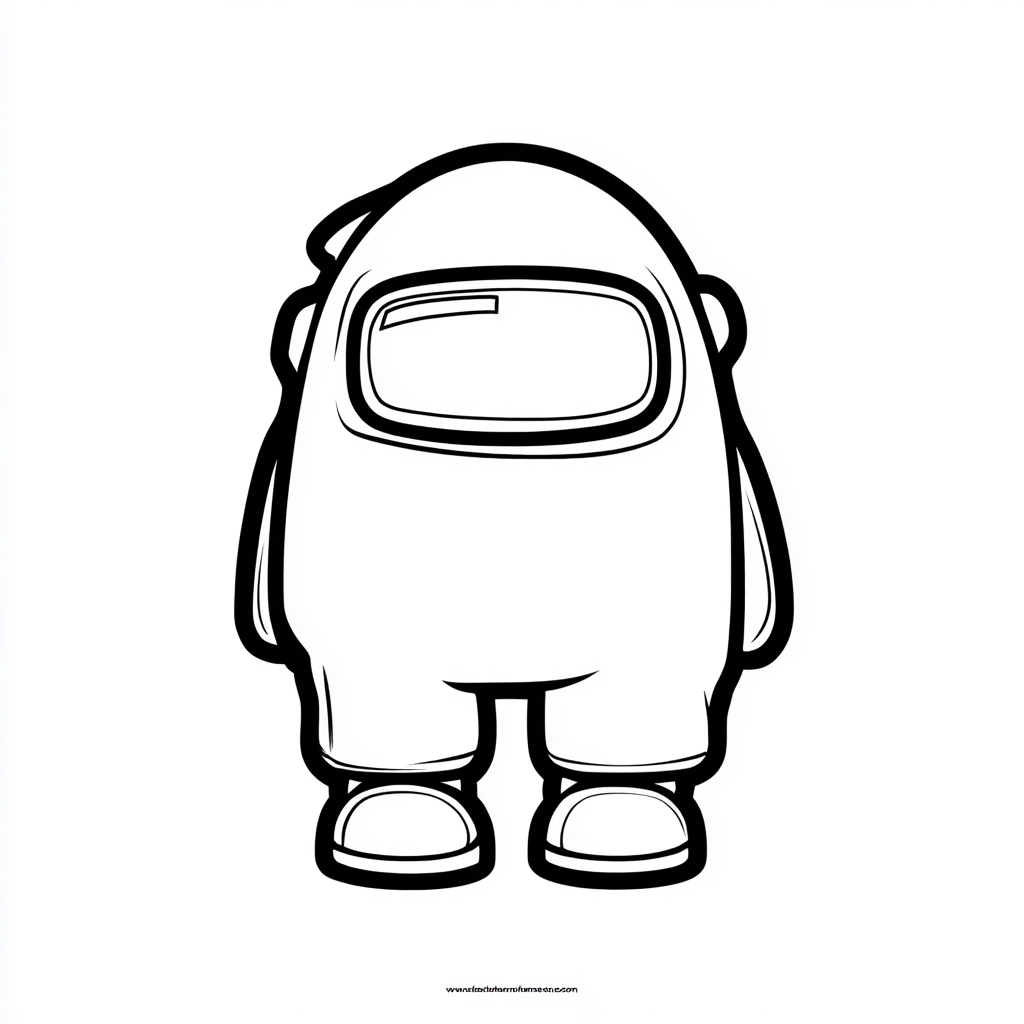 Among Us coloring page – Impostor Crewmate Impostor Crewmate O
