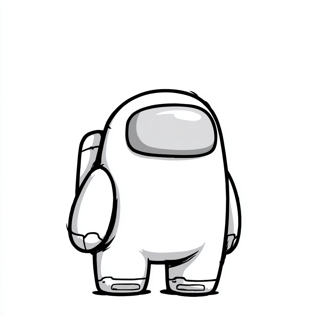 Among Us coloring page – Impostor Crewmate Impostor Crewmate O