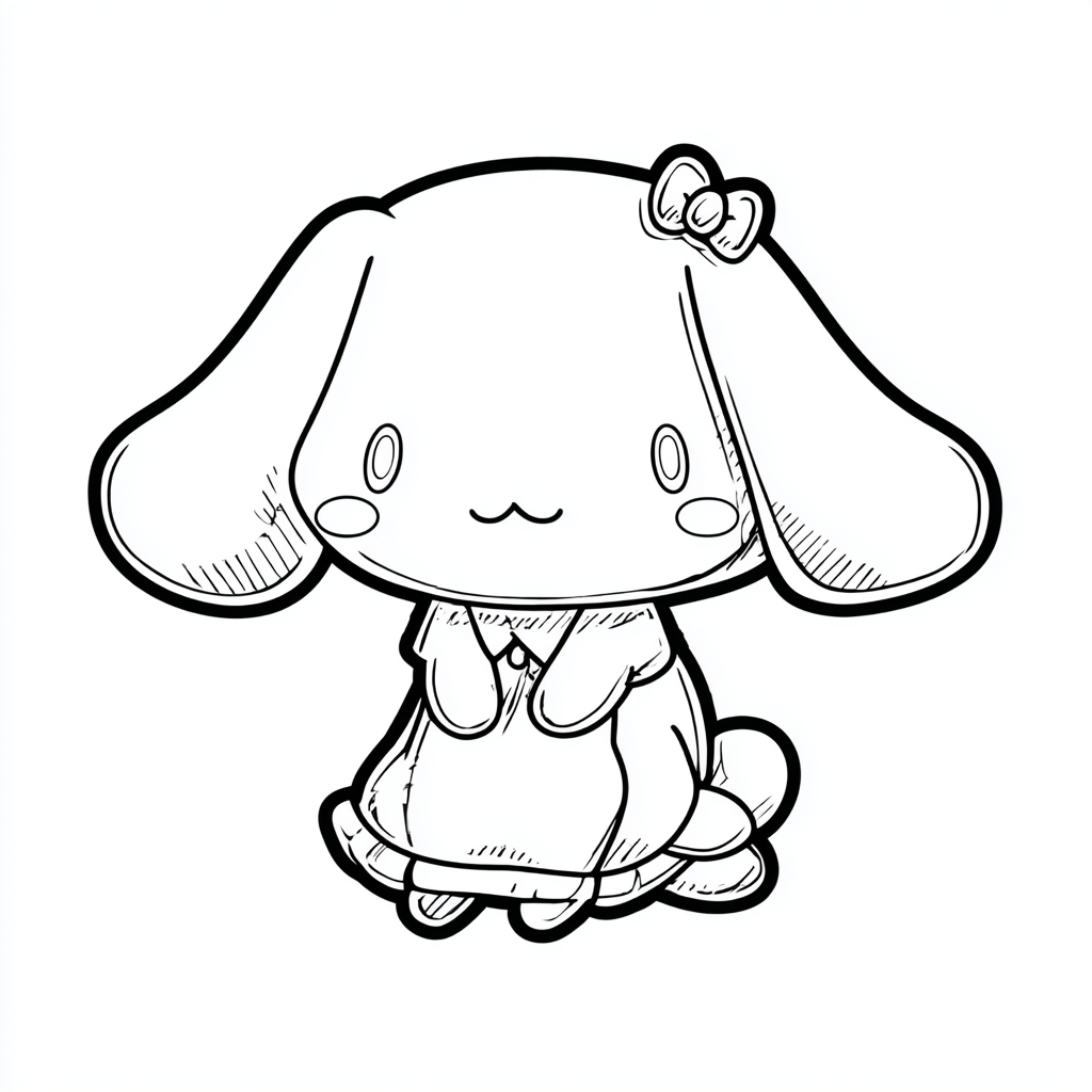 Cinnamoroll coloring pages