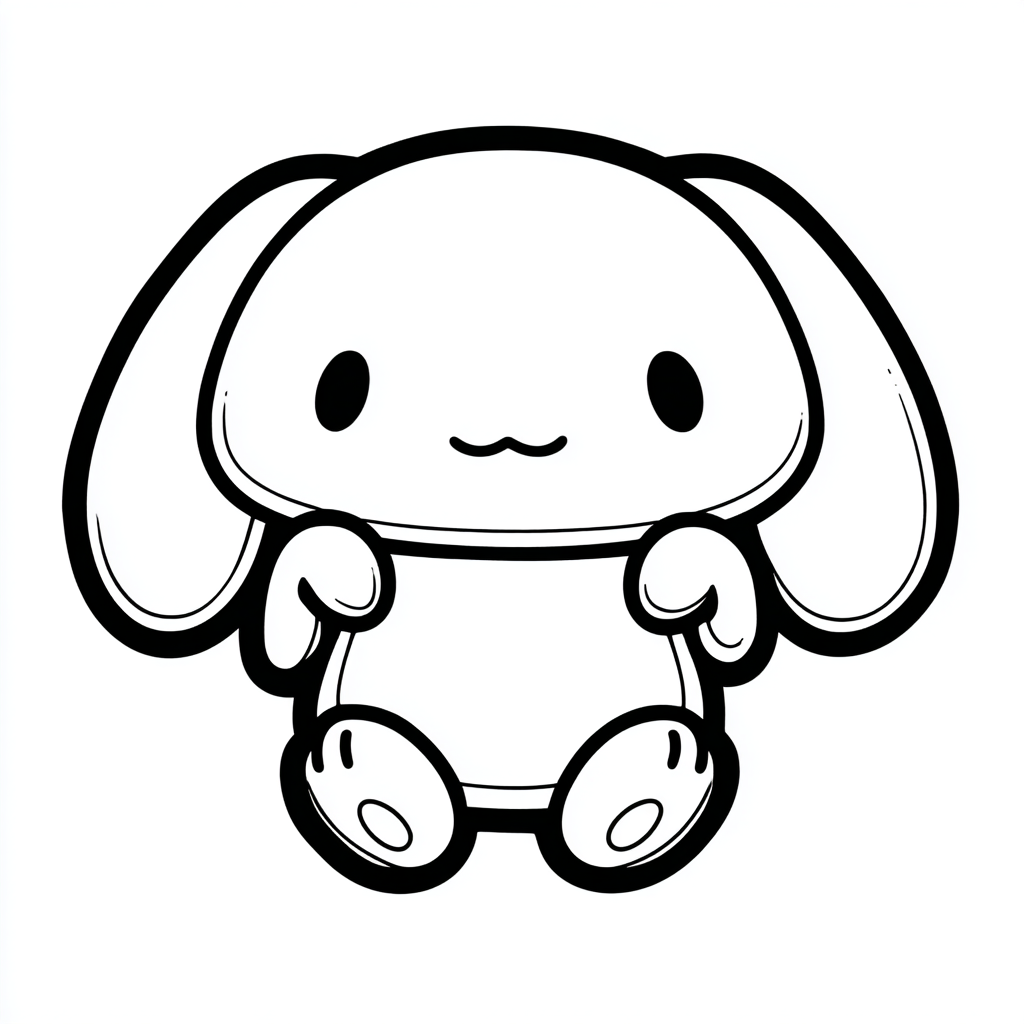 Cinnamoroll coloring page – Kawaii Cinnamoroll Extra Kawaii Pr