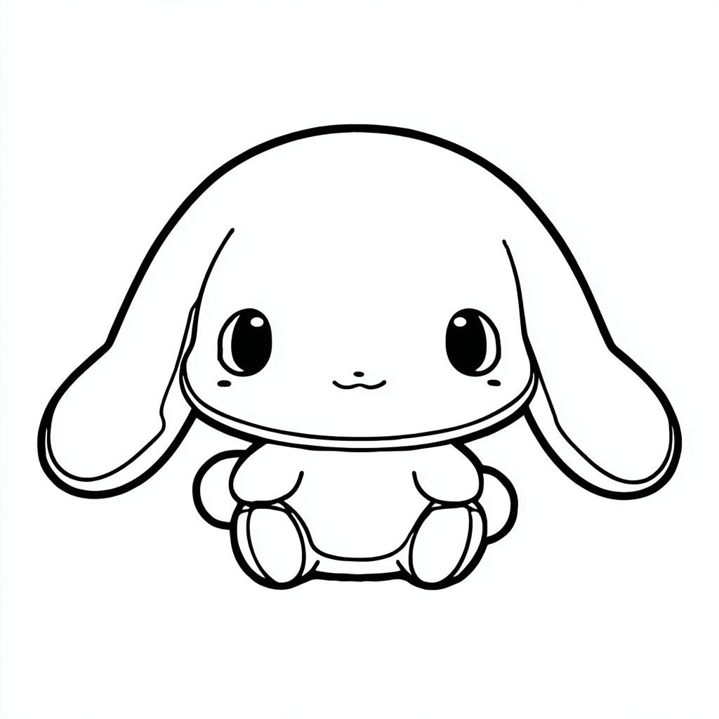 Cinnamoroll coloring page – Kawaii Cinnamoroll Extra Kawaii Pr