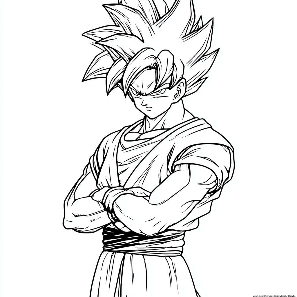 Dragon Ball Z coloring pages