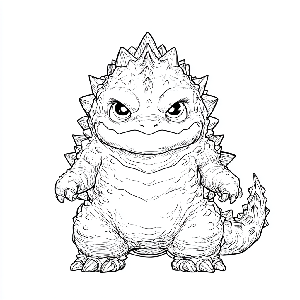 Godzilla coloring pages
