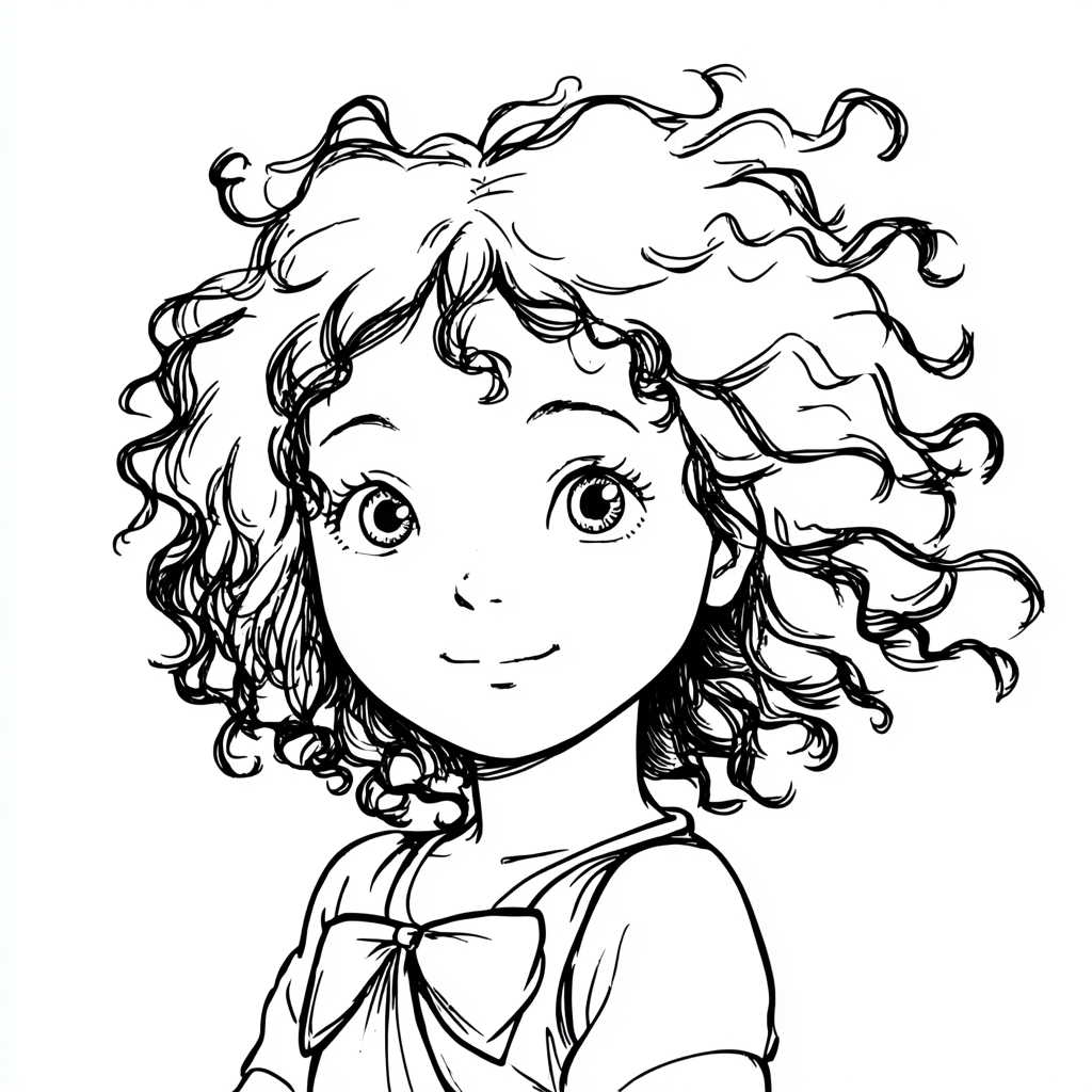 Gojo coloring page – --raw --v 7