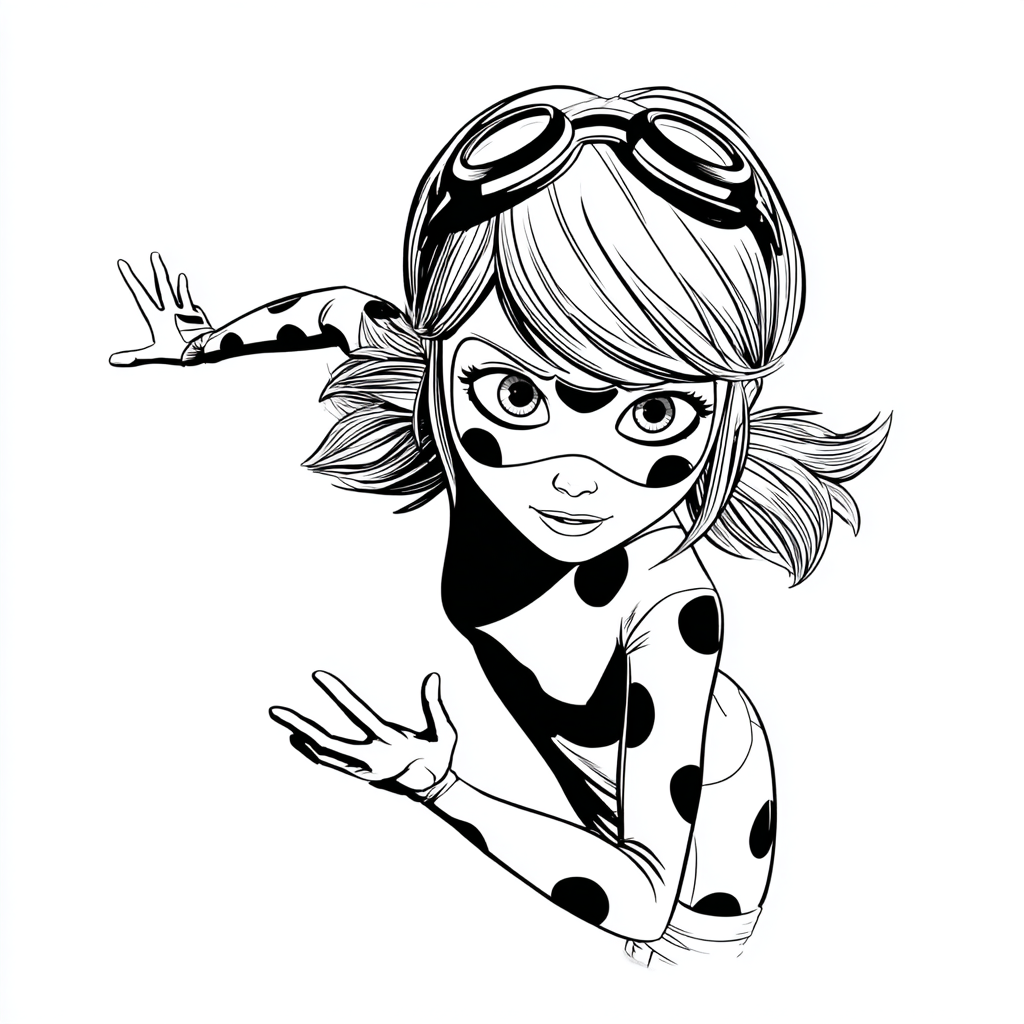 Miraculous Ladybug coloring page – 2