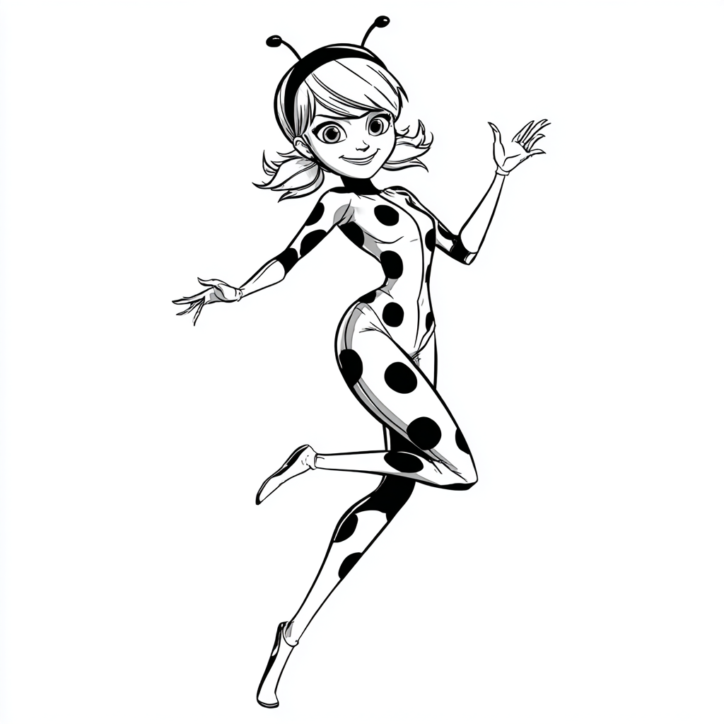 Miraculous Ladybug coloring page – Ladybug Cartoon Coloring Cl