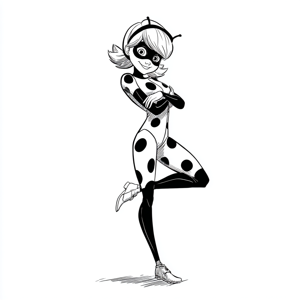 Miraculous Ladybug coloring page – Ladybug Cartoon Coloring Cl