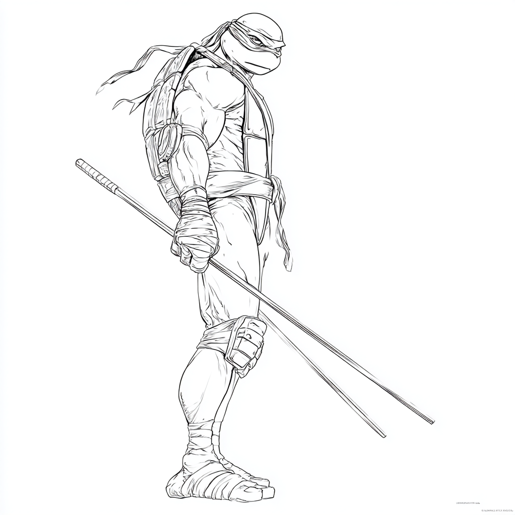 Ninja Turtle coloring pages