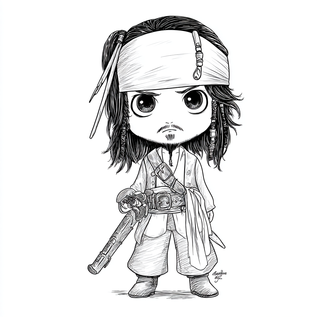 Pirate coloring pages