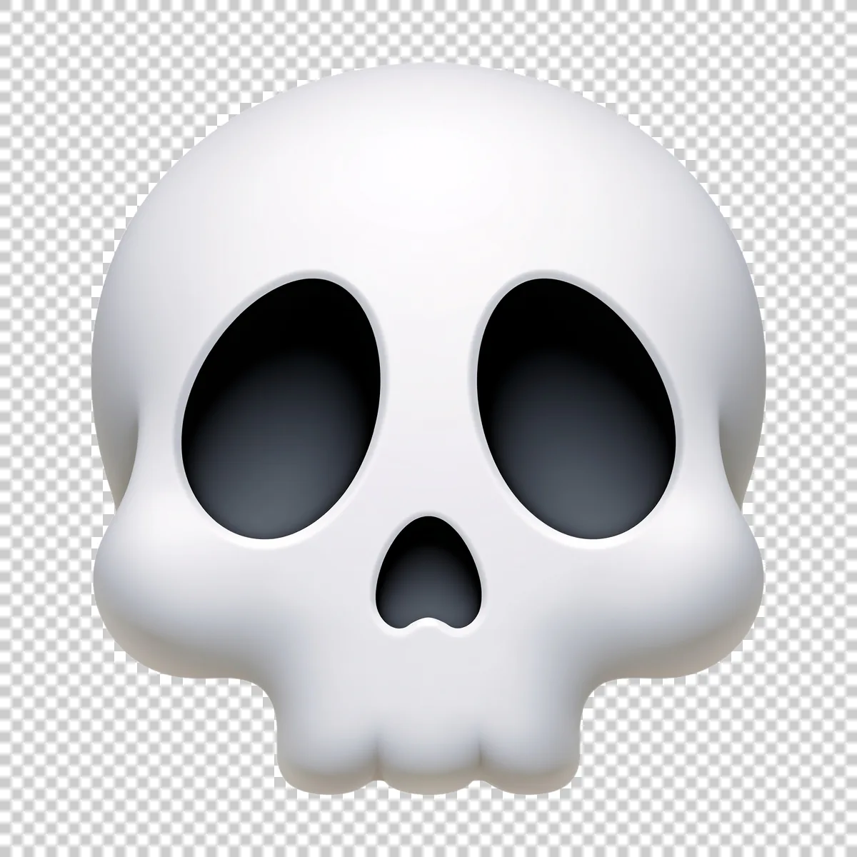 Skull Emoji transparent PNG