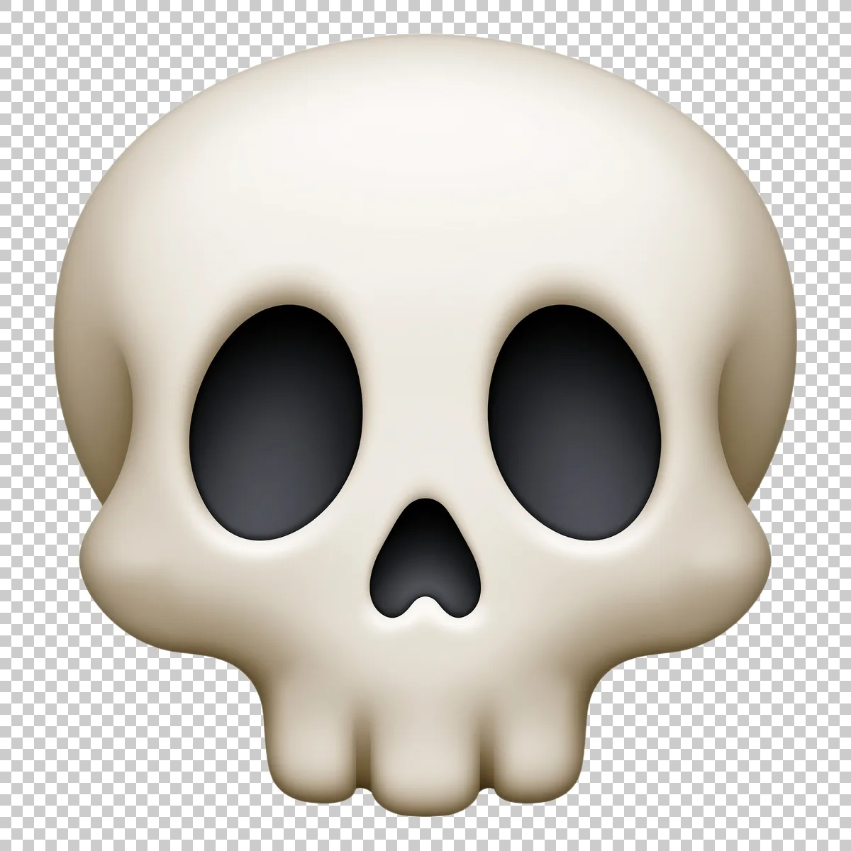 Cute Rounded Skull With Oversized Eye Sockets 0e08255c-e2d5-40fa-b42b-bf3c096a8103 2 H transparent PNG